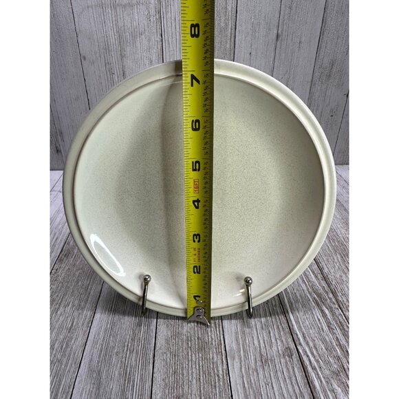 Vtg Denby Energy Salad Plate White Cream Stoneware England 7.25"DIA Retired K - Picture 4 of 6